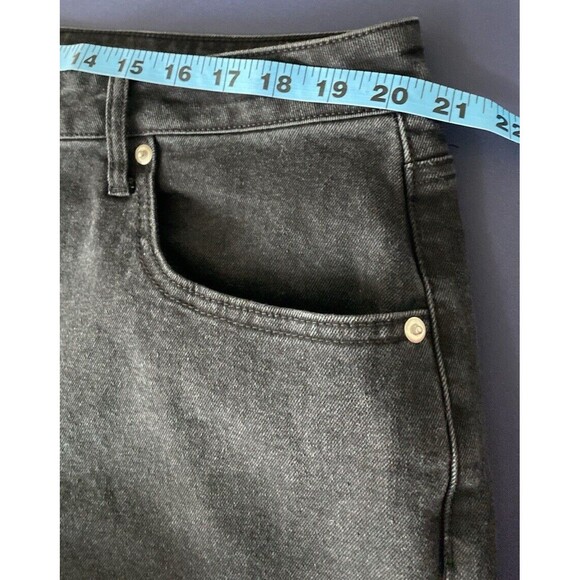 Fashion SuperNova Jean Womens 20 Side‎ Split Black Y2K Denim Straight Leg - Picture 7 of 13